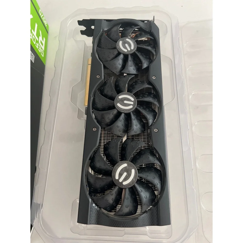 EVGA GeForce RTX 3070 XC3 Ultra Gaming 8GB GDDR6 LHR Graphics Card08G-P5-3755-KL